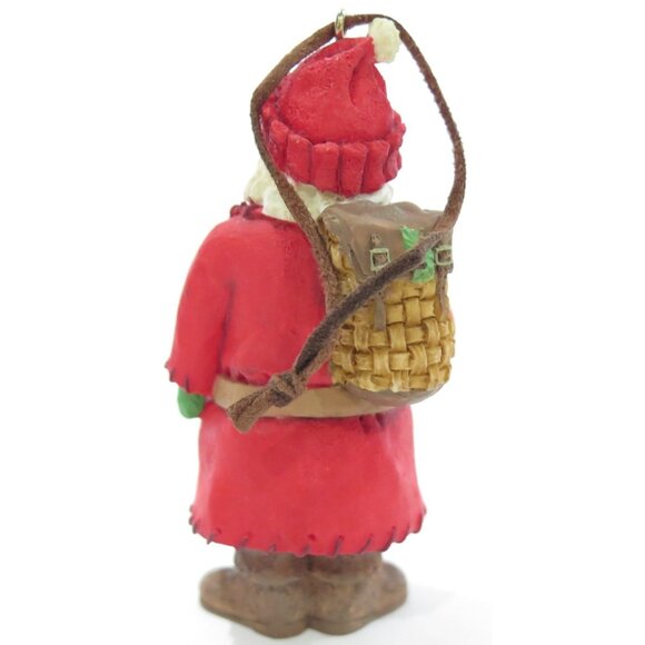HALLMARK Christmas Ornament KRIS KRINGLE rustic old fashion Santa Claus 2003 - Picture 3 of 6